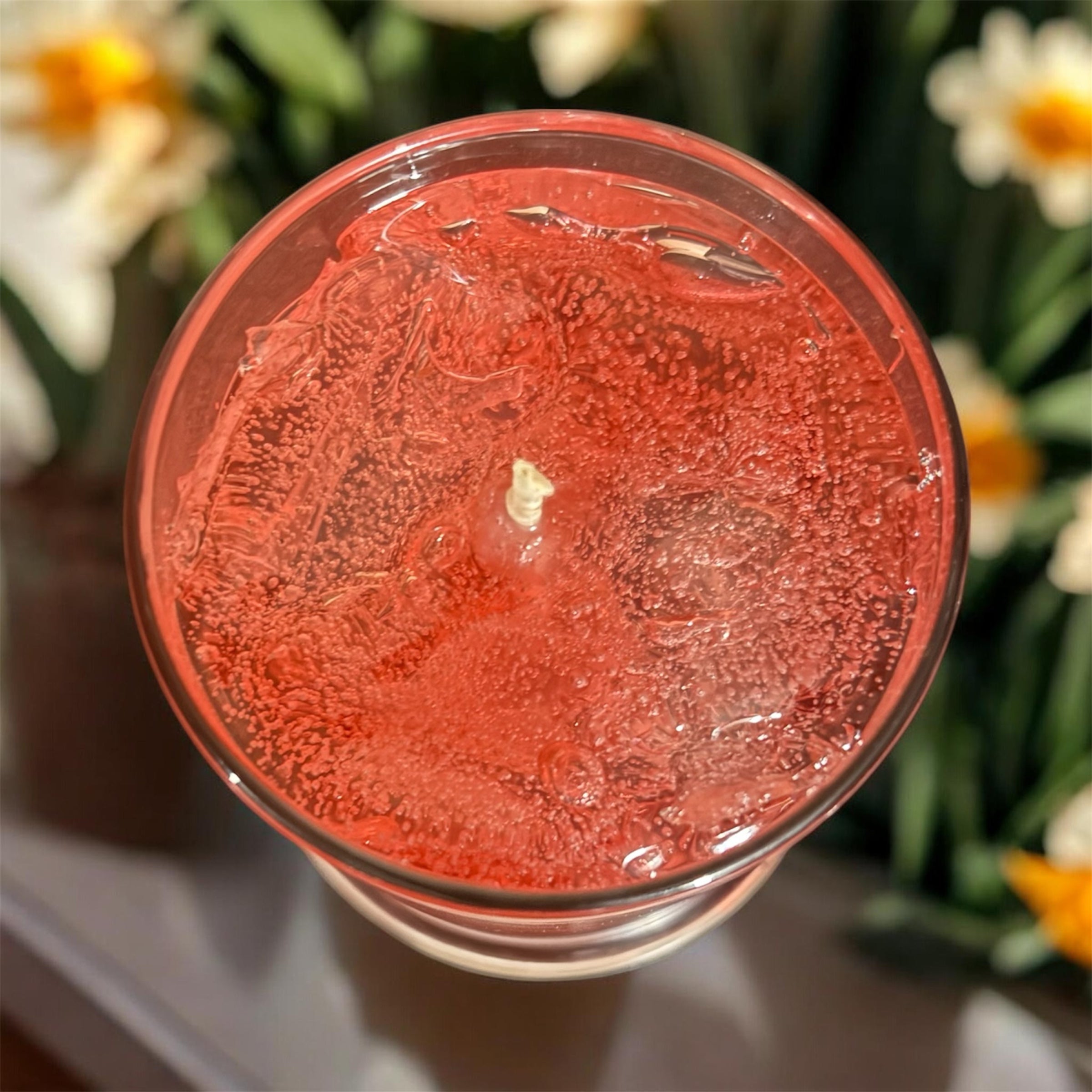 Pretty in Pink Watermelon Candle | Gel Wax Summer Dessert Candle