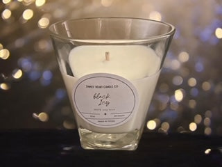 Black ICY Soy Blend Candle