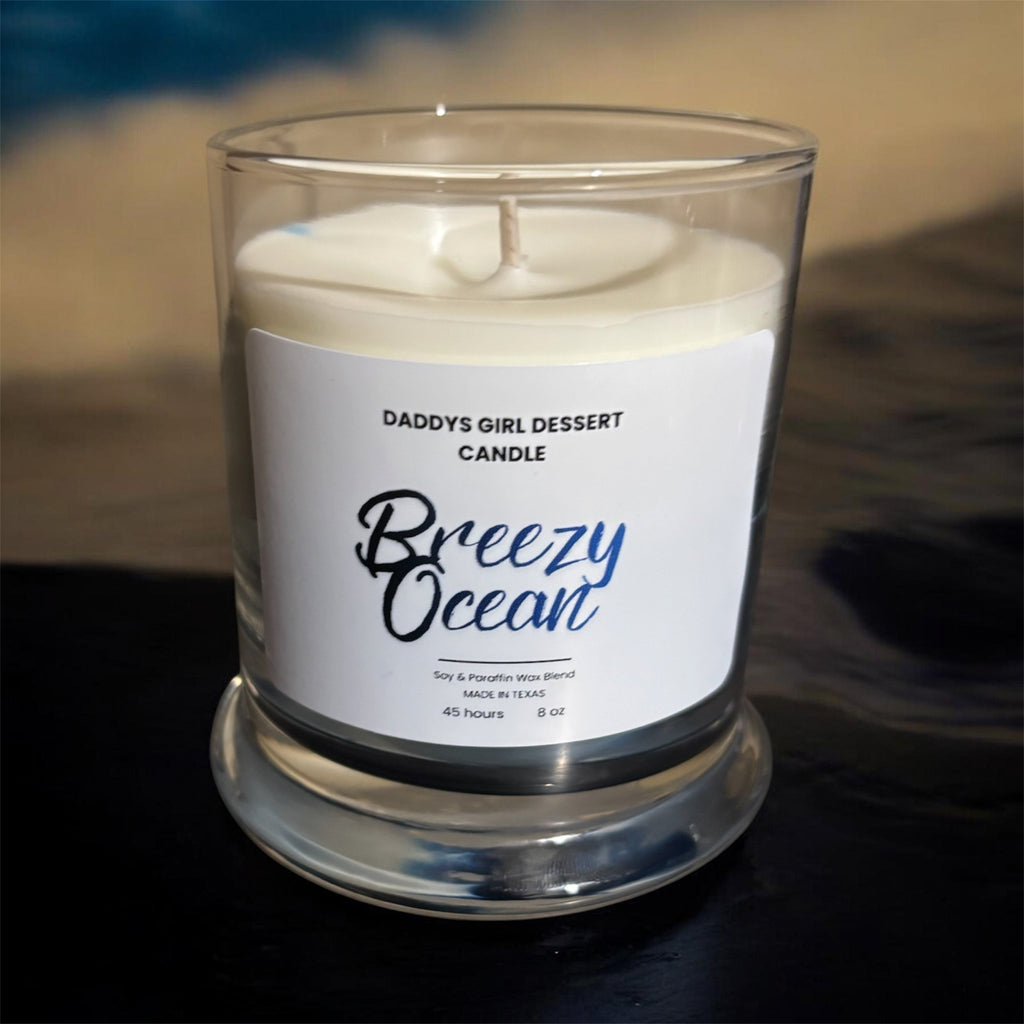 Breezy Ocean Candle | Fresh Ocean Breeze Soy Blend Candle