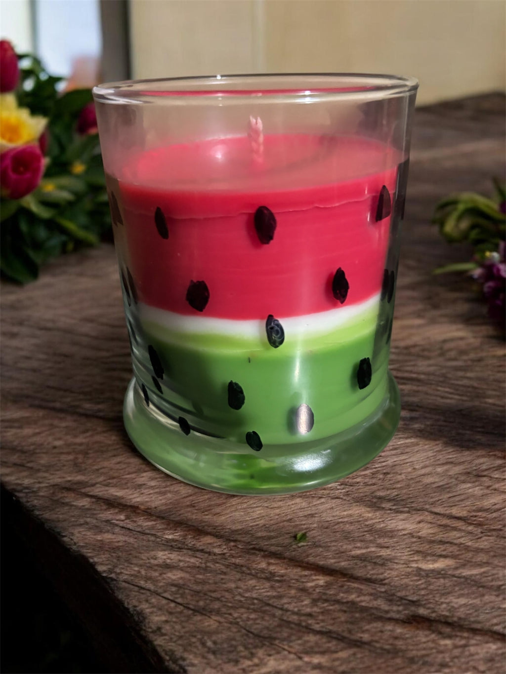 Watermelon Sugar Candle Soy-blend | Sweet Summer Memories & Fresh Watermelon Fragrance