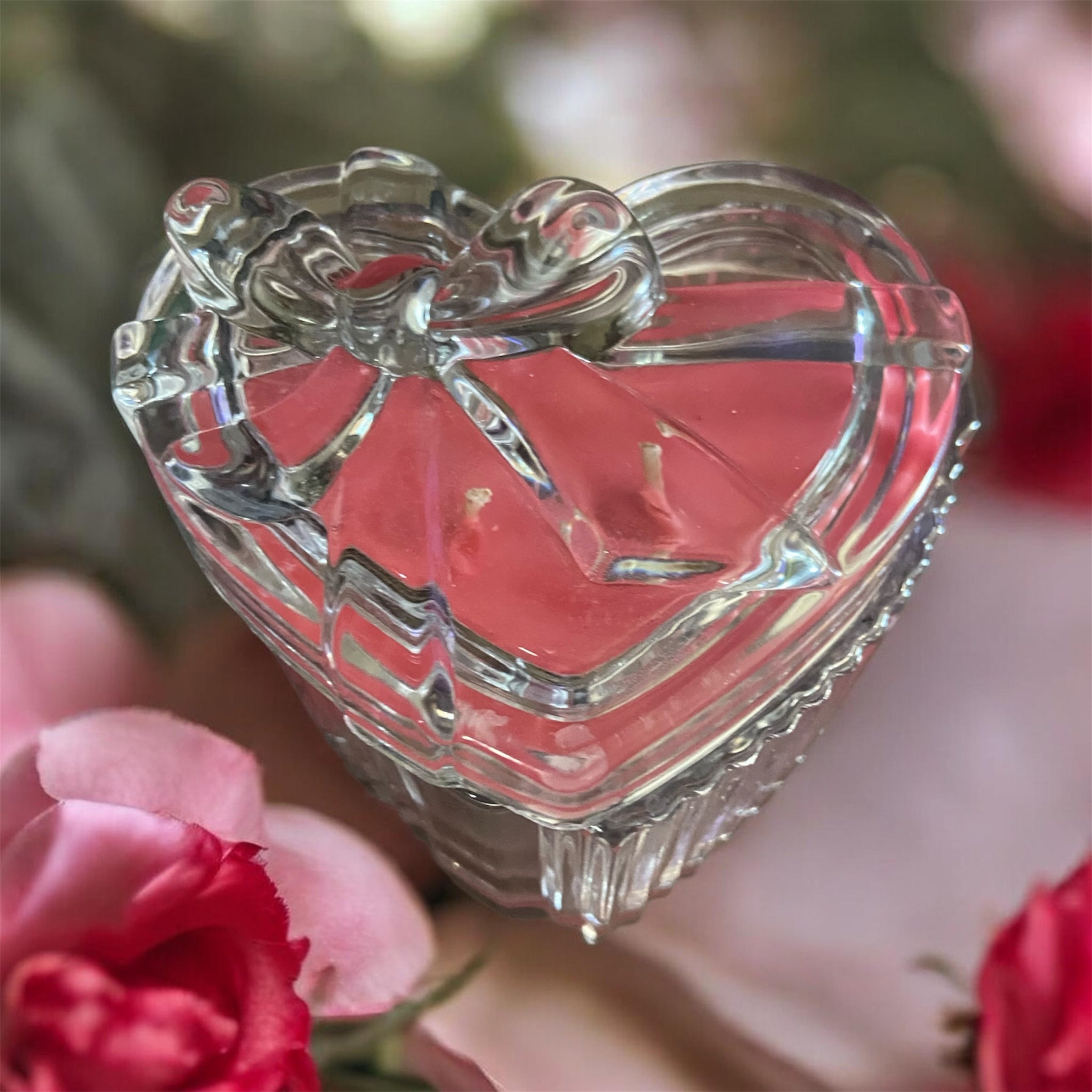 Heart Shaped Strawberry Poundcake Candle