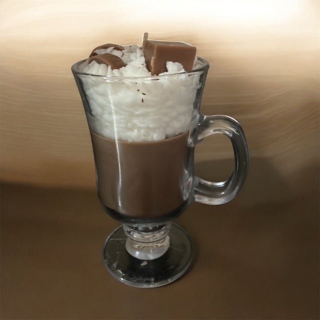Café Mocha Coffee Candle | Soy Blend Coffee Dessert Candle